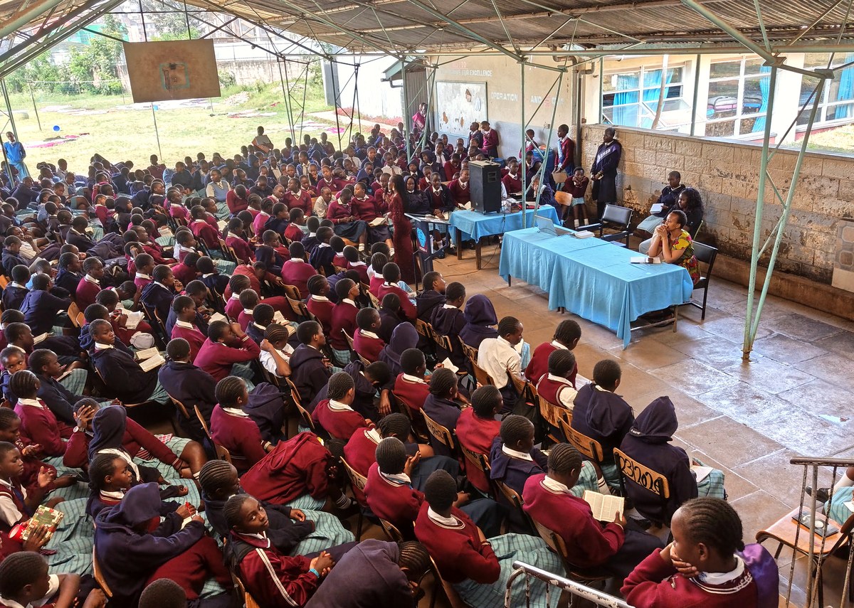 She-Wise Global school outreach event
